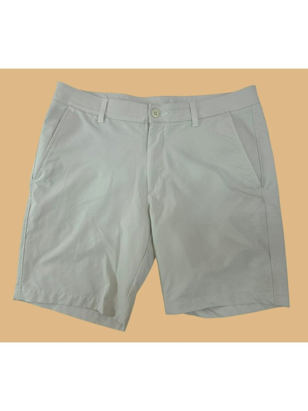 Under Armour Mens Beige Golf Shorts 36
